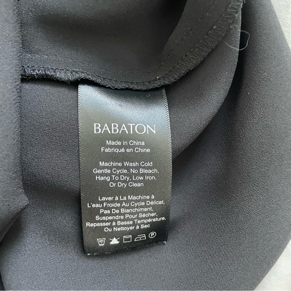 Babaton Black V-Neck Dress - Picture 6 of 7